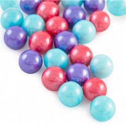 Сахарные шарики голубые/красные/фиолетовые 12 мм, 50 гр