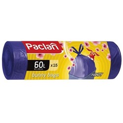 Мешки для мусора с ручками Bunny Bags Aroma 60л 15шт. (ПНД) (фиолетовый)