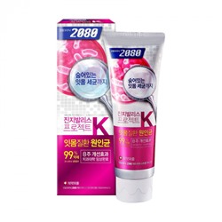 KeraSys Зубная паста 2080 КЕЙ антибактериальная Розовая с гинко 100гр 996799