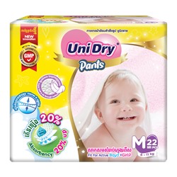 [UNIDRY] Подгузники-ТРУСИКИ детские Super Dry M 6-11 кг, 22 шт