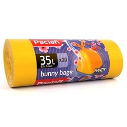 Мешки для мусора с ручками Bunny Bags Aroma 35л 20шт. (ПНД) (желтый)